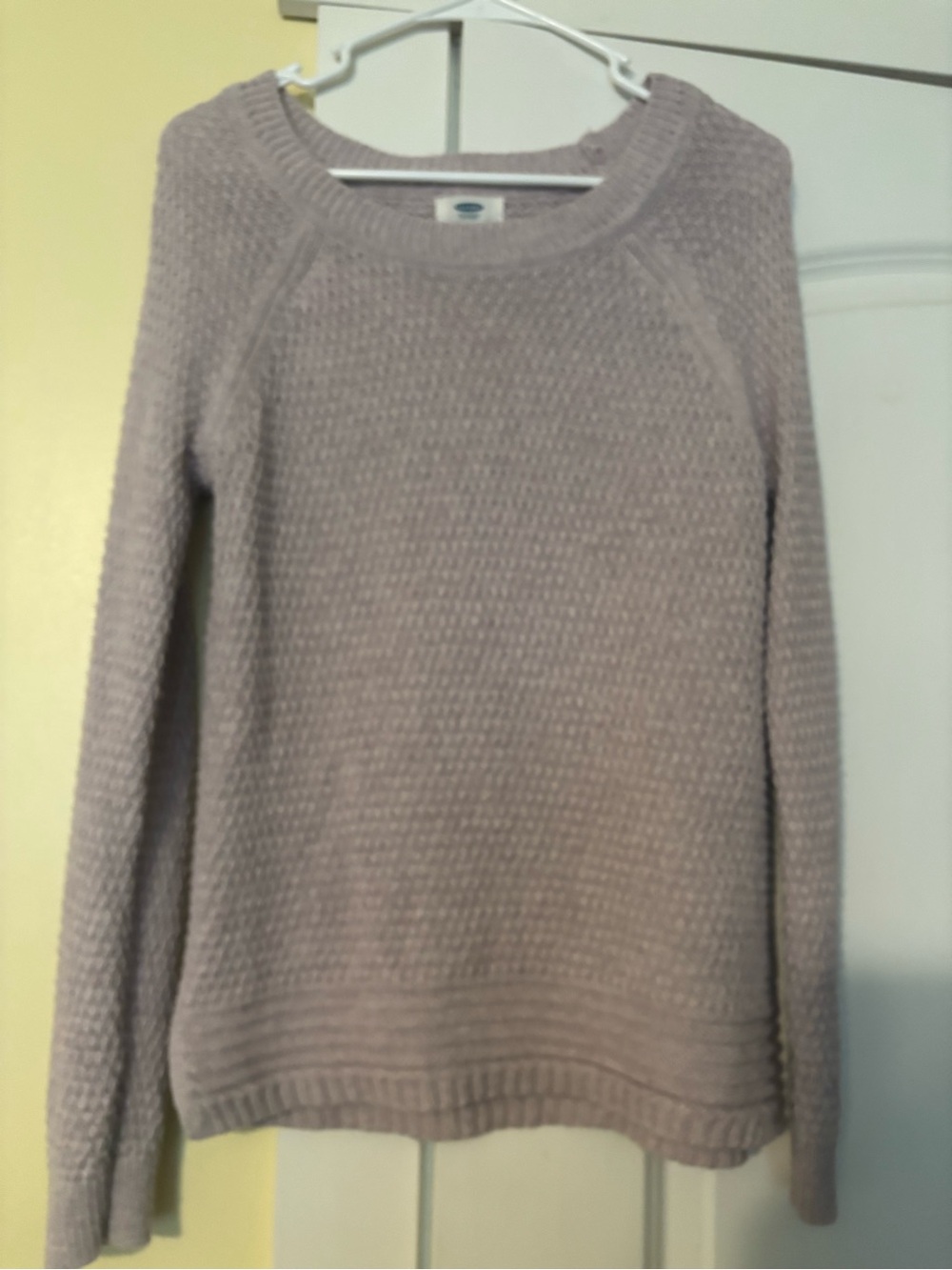 Old Navy Textured Crewneck Sweater - Dusty Mauve